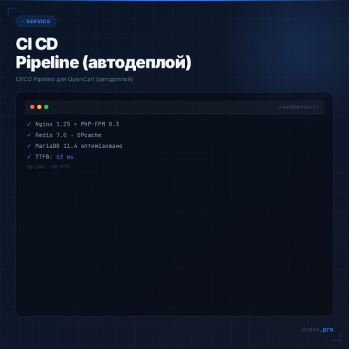 CI/CD автодеплой для OpenCart (GitHub Actions)