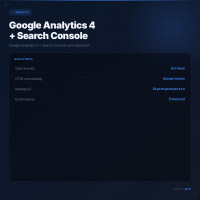 Google Analytics 4 + Search Console для OpenCart